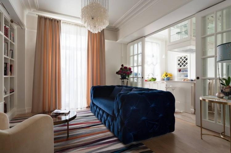 Зонирование однокомнатной квартиры - фото, идеи и способы