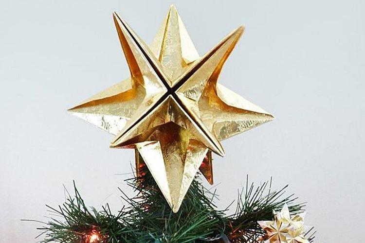 Звезда на елку своими руками - фото и идеи