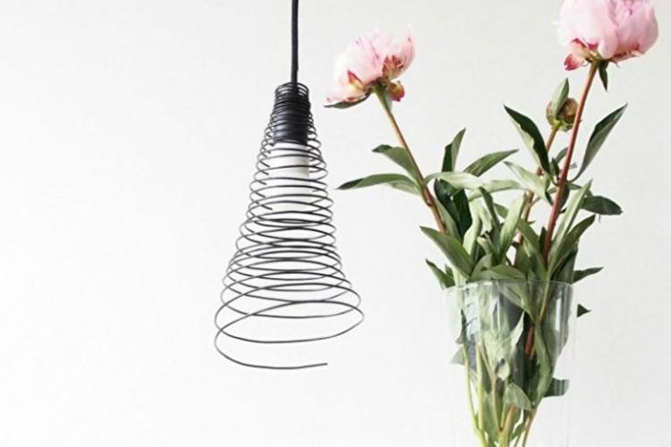 Плафон для люстры из проволоки своими руками